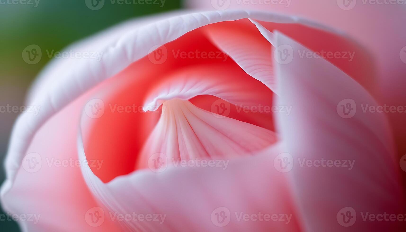 A close up of a pink flower with a green background photo