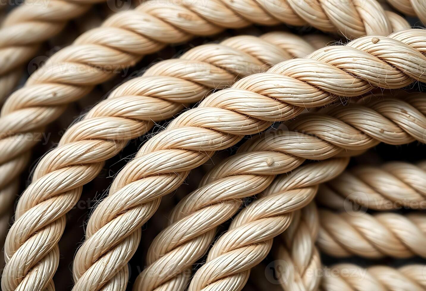 close up of a bunch of ropes photo