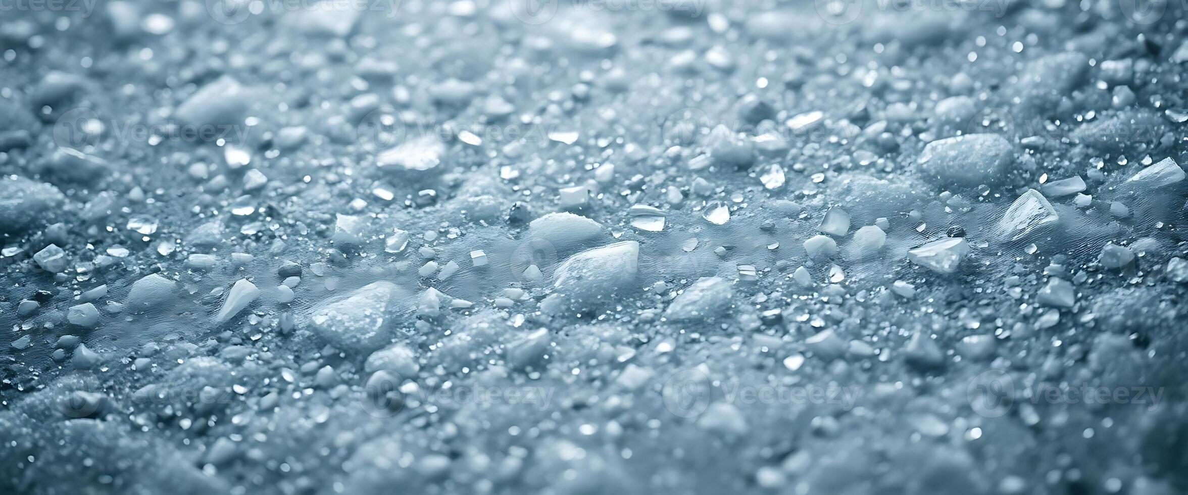 Raindrops on a surface with a blue background photo
