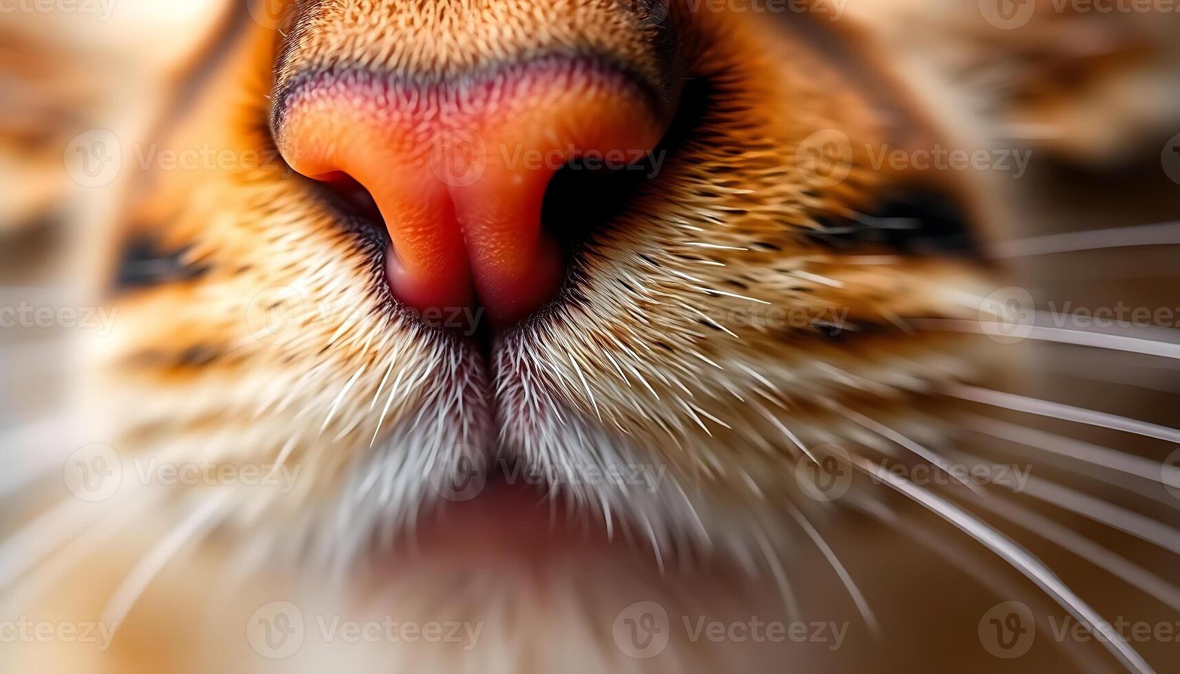 Close up of a cat's nose photo