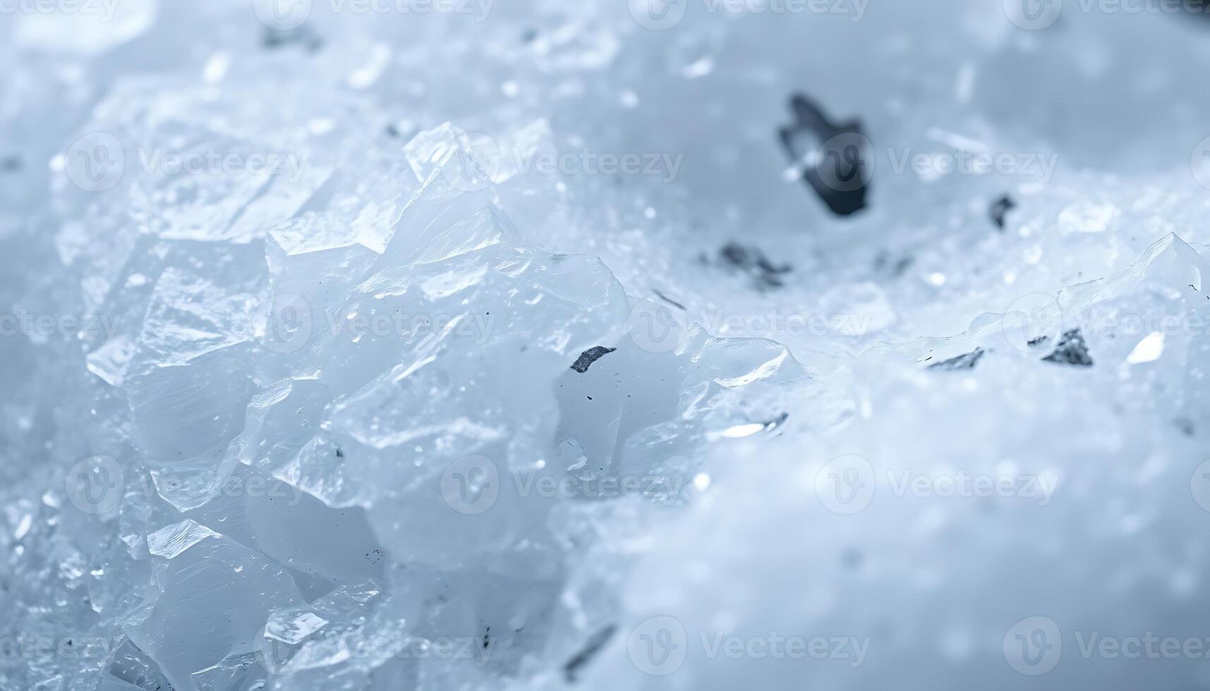 close up of some ice on a table photo