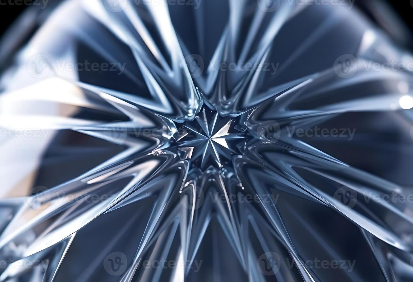 close up view of a shiny glass object photo