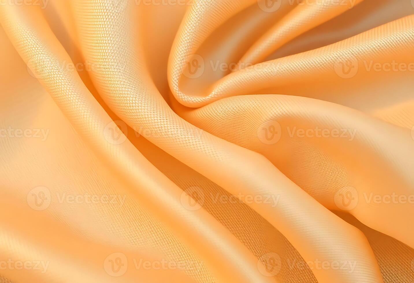 A close up of a light yellow silk fabric photo