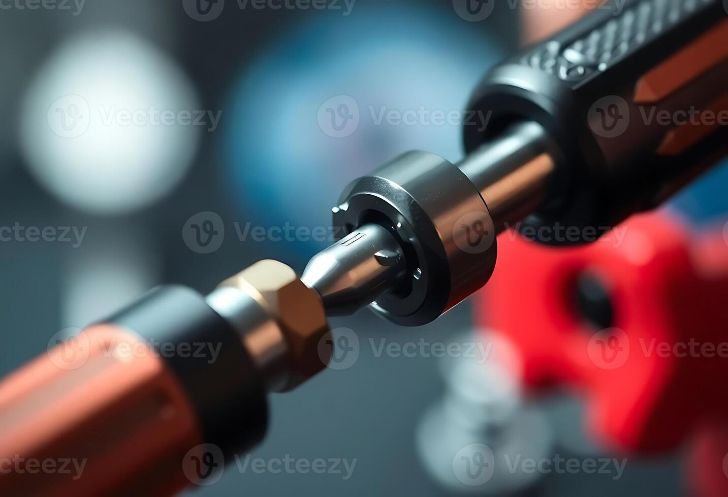 close up shot of the end of a tool photo