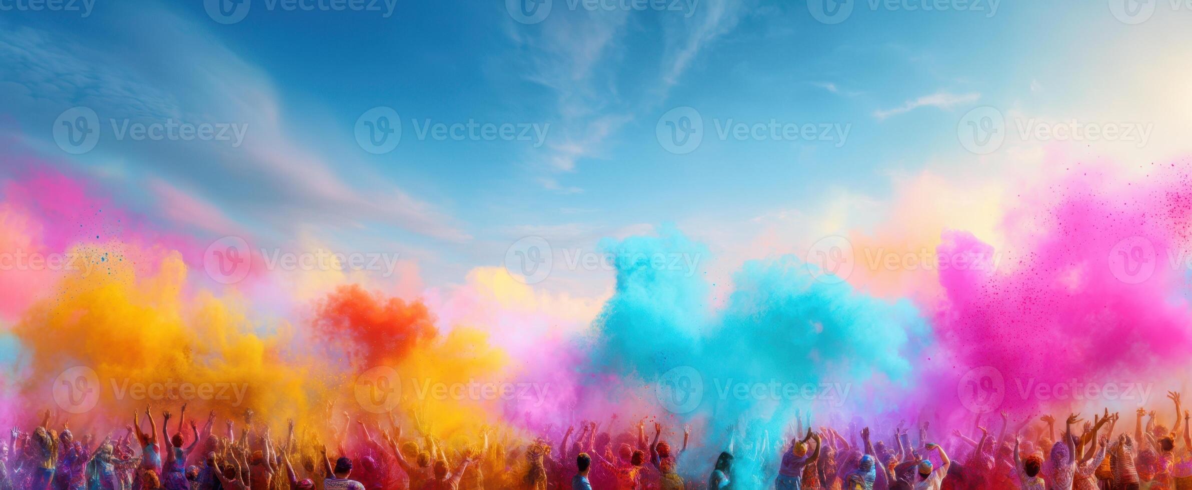 The Colorful Festival Celebrating Unity and Joy in Vibrant Atmosphere photo