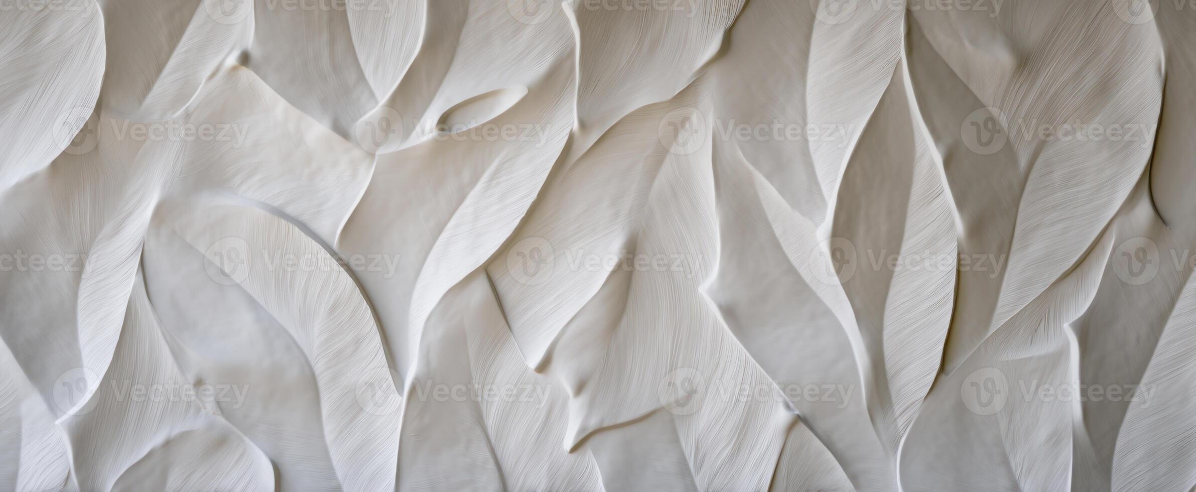 The Elegant White Leaf Pattern Creating a Contemporary Texture Background photo
