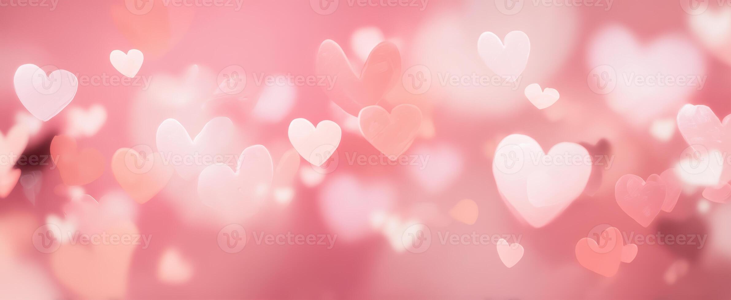 The beautiful collection of hearts creating a romantic backdrop for visual storytelling. photo