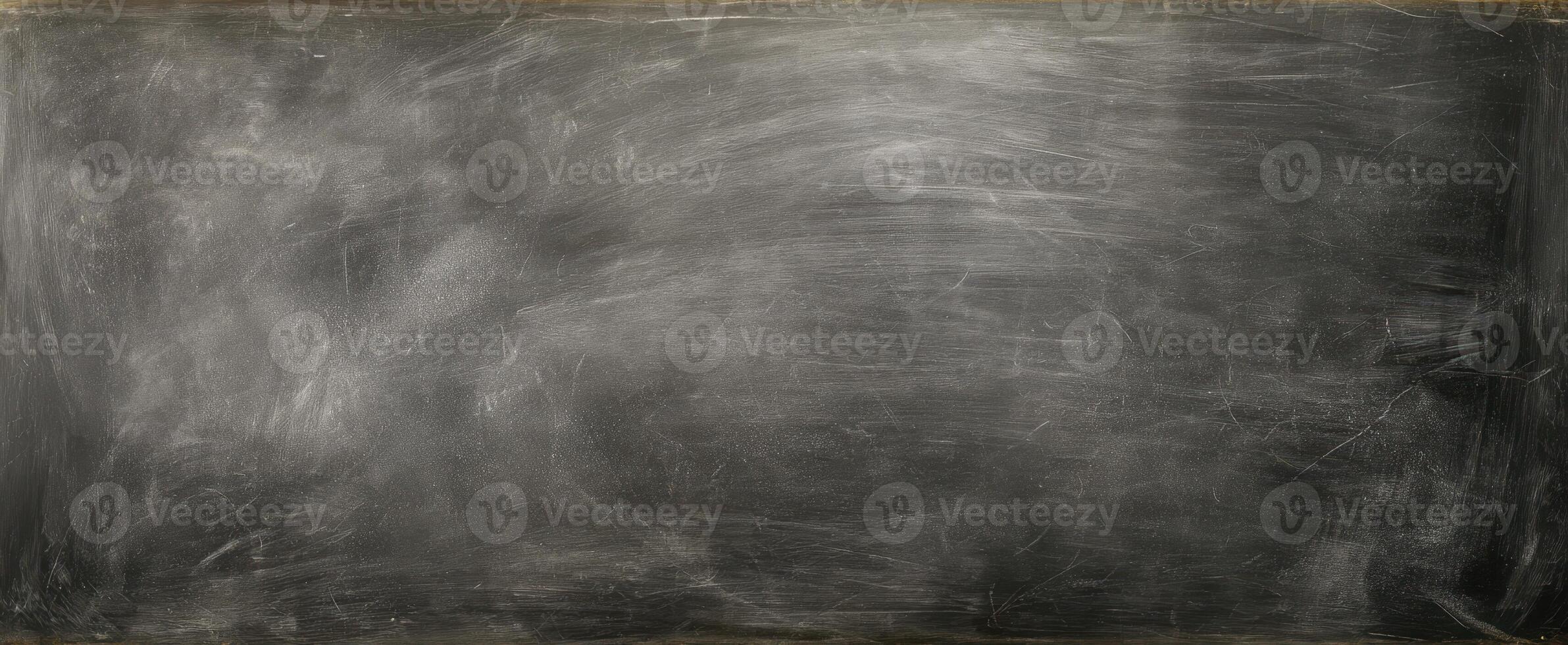 The empty chalkboard waiting for new messages and creative ideas. photo