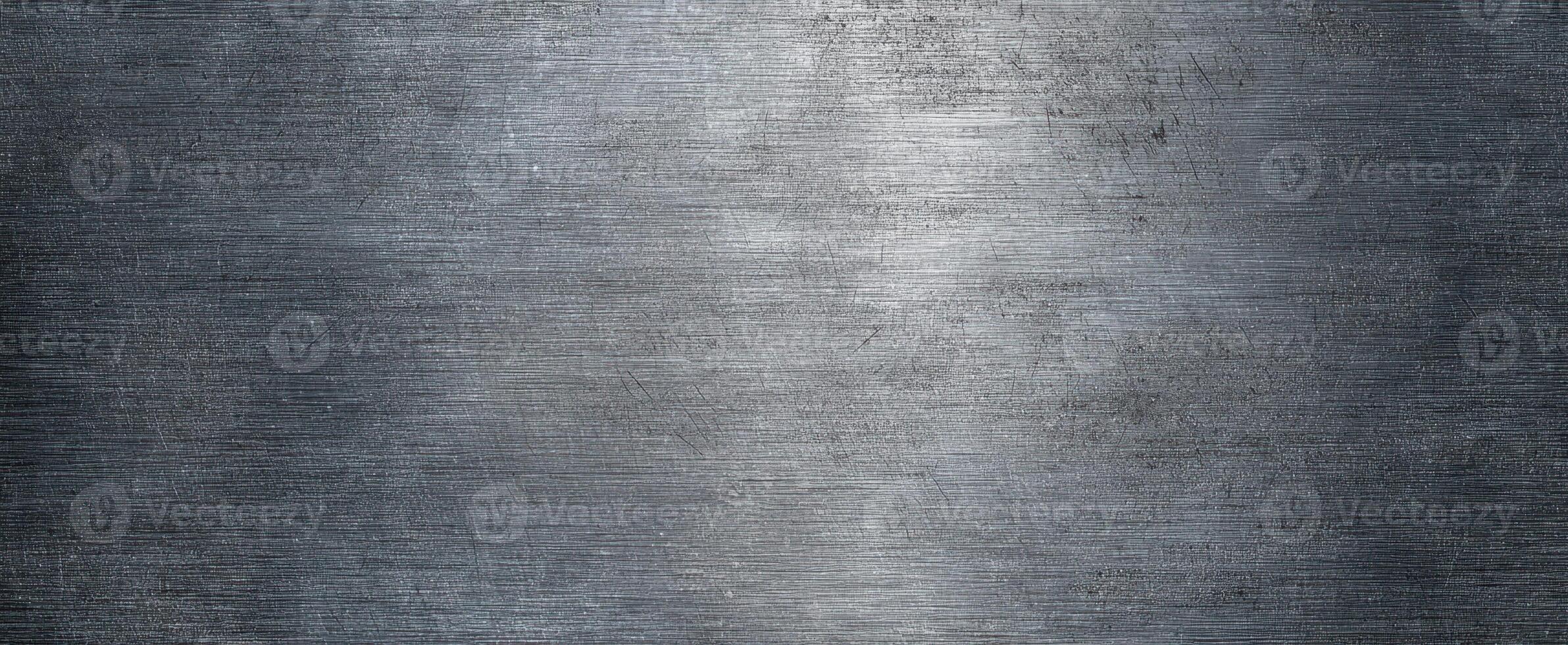 The metallic surface showcasing a brushed texture and sleek design. photo
