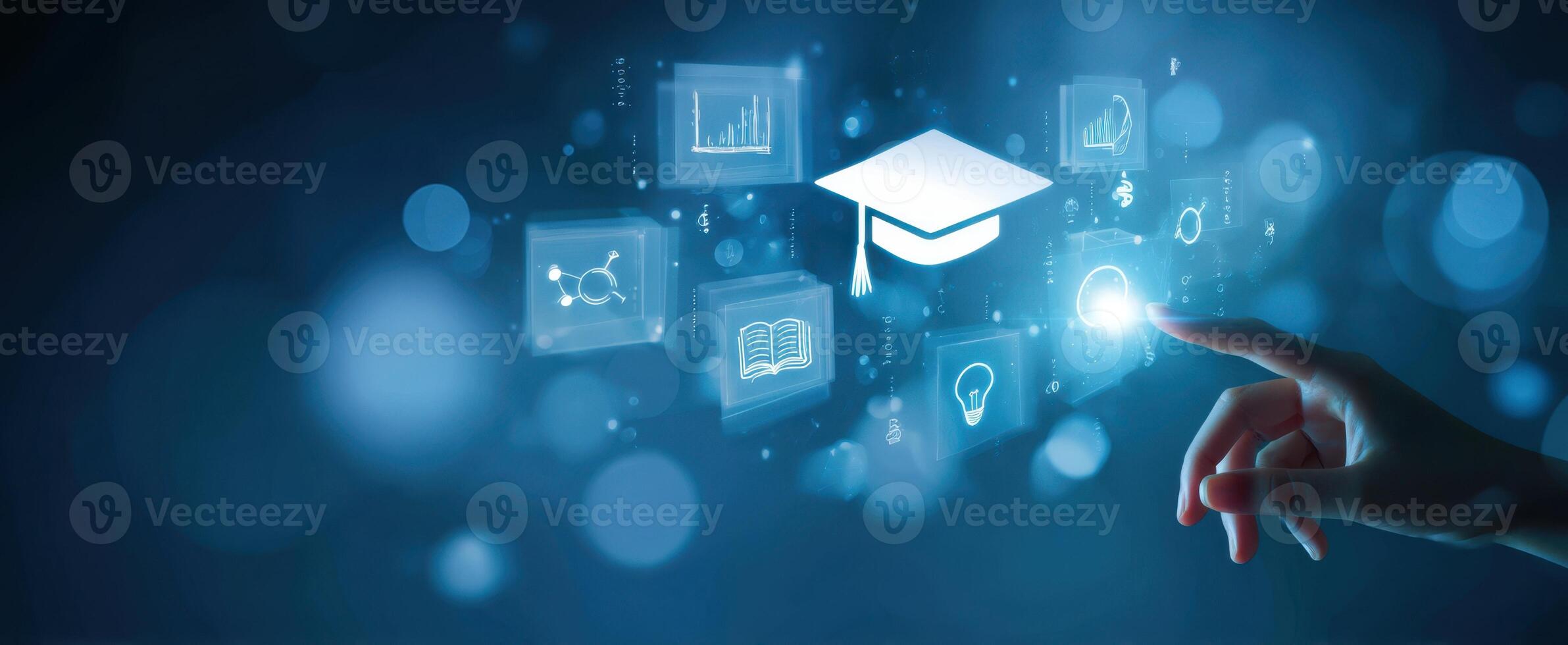 The digital transformation of education through innovative technology and learning resources. photo