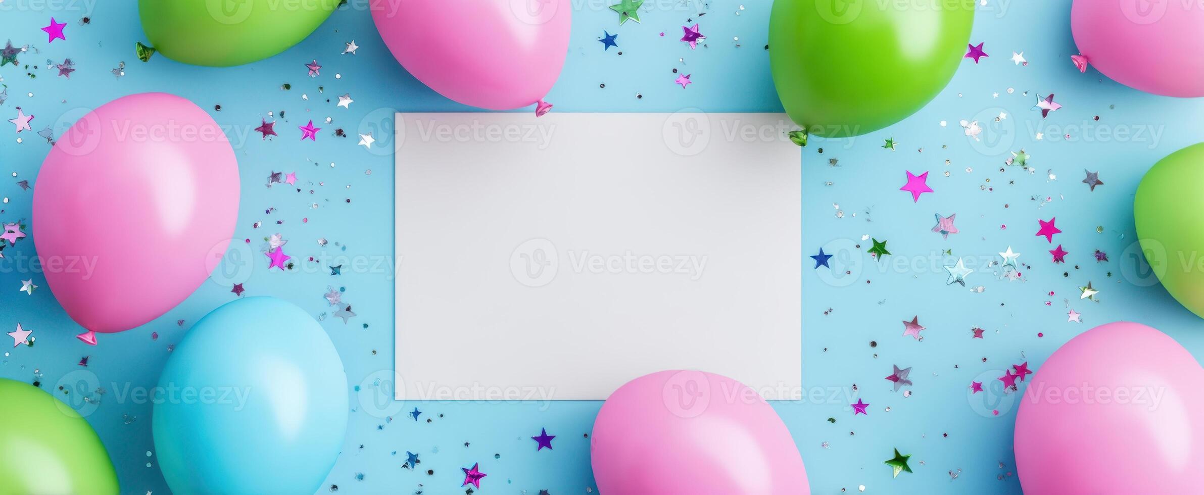 The vibrant balloons creating a festive atmosphere for celebrations and events. photo