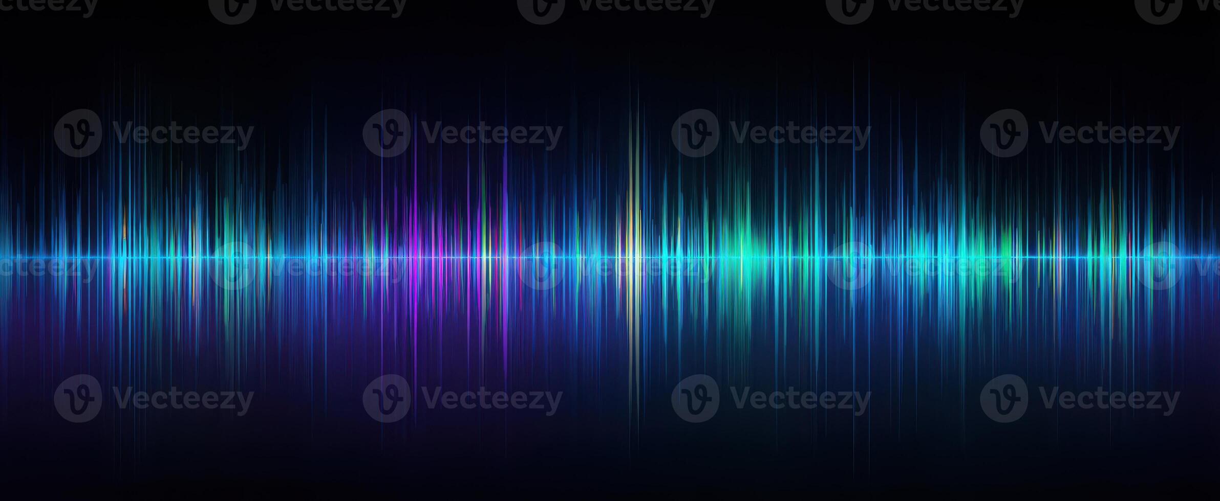 The Colorful Sound Wave Visualizing Music and Audio Frequencies in Motion photo