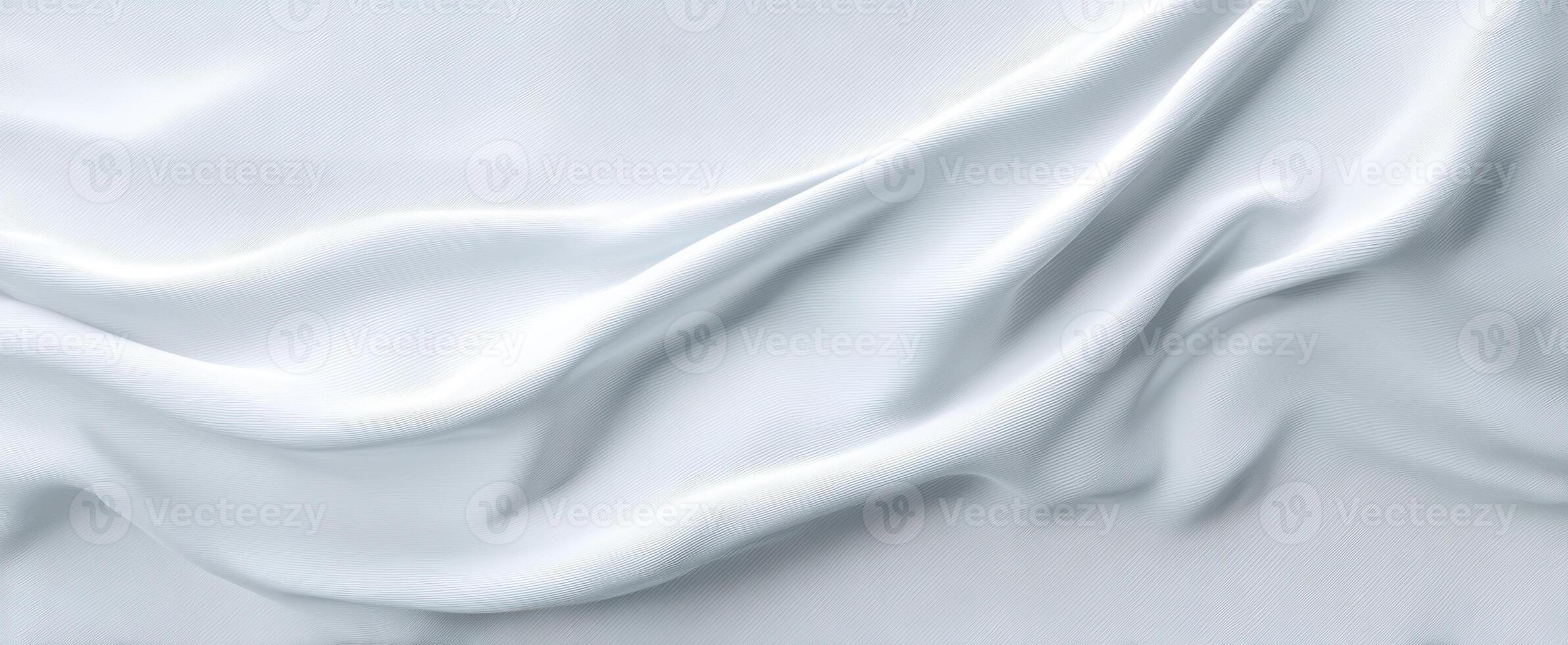 The elegant silk fabric creating soft waves and smooth textures. photo