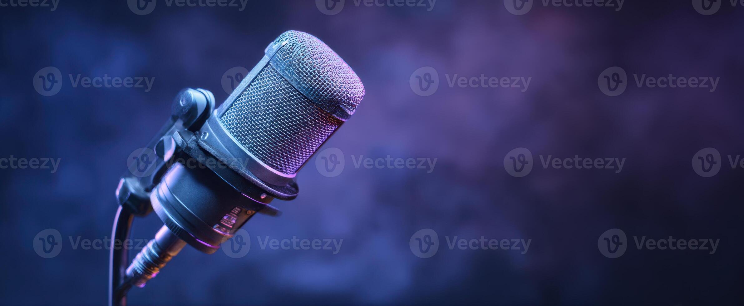 The high-quality microphone ready for an engaging audio performance. photo