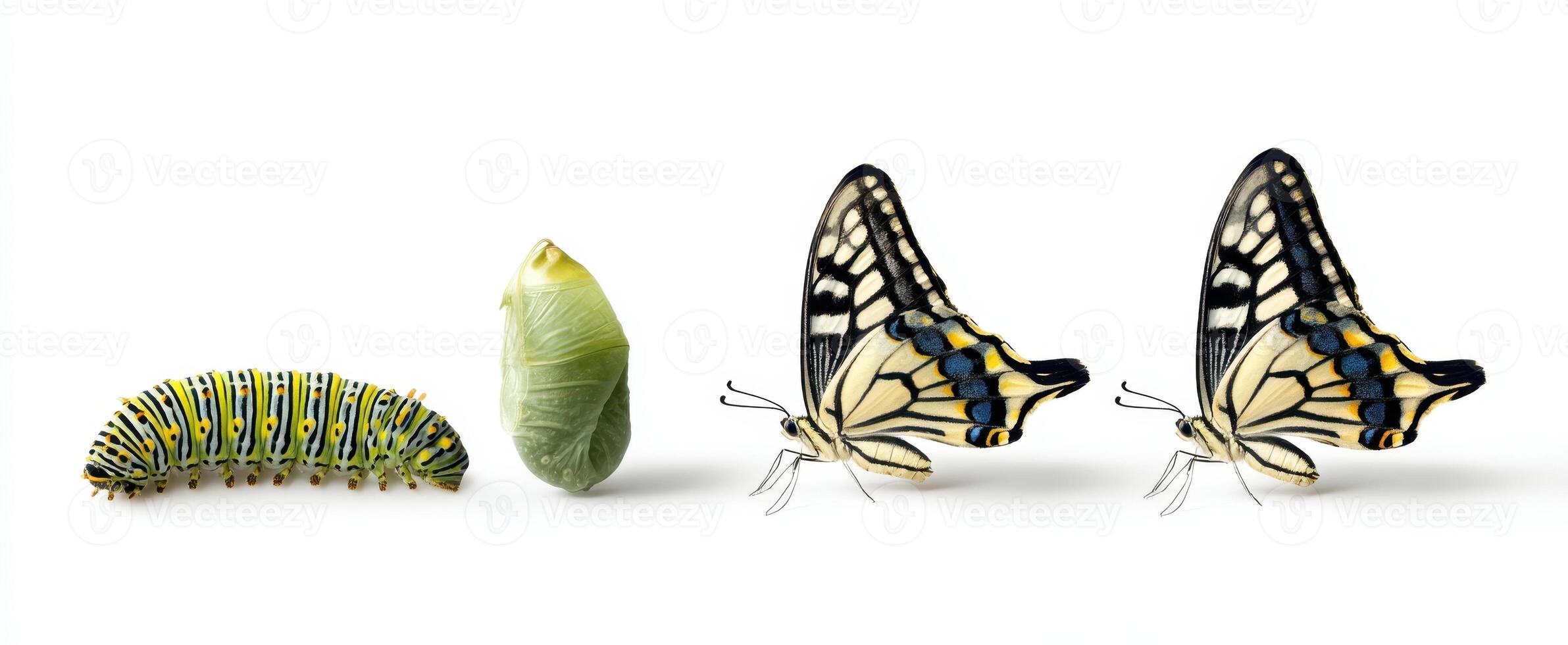 The Fascinating Journey of a Caterpillar to Stunning Butterflies photo