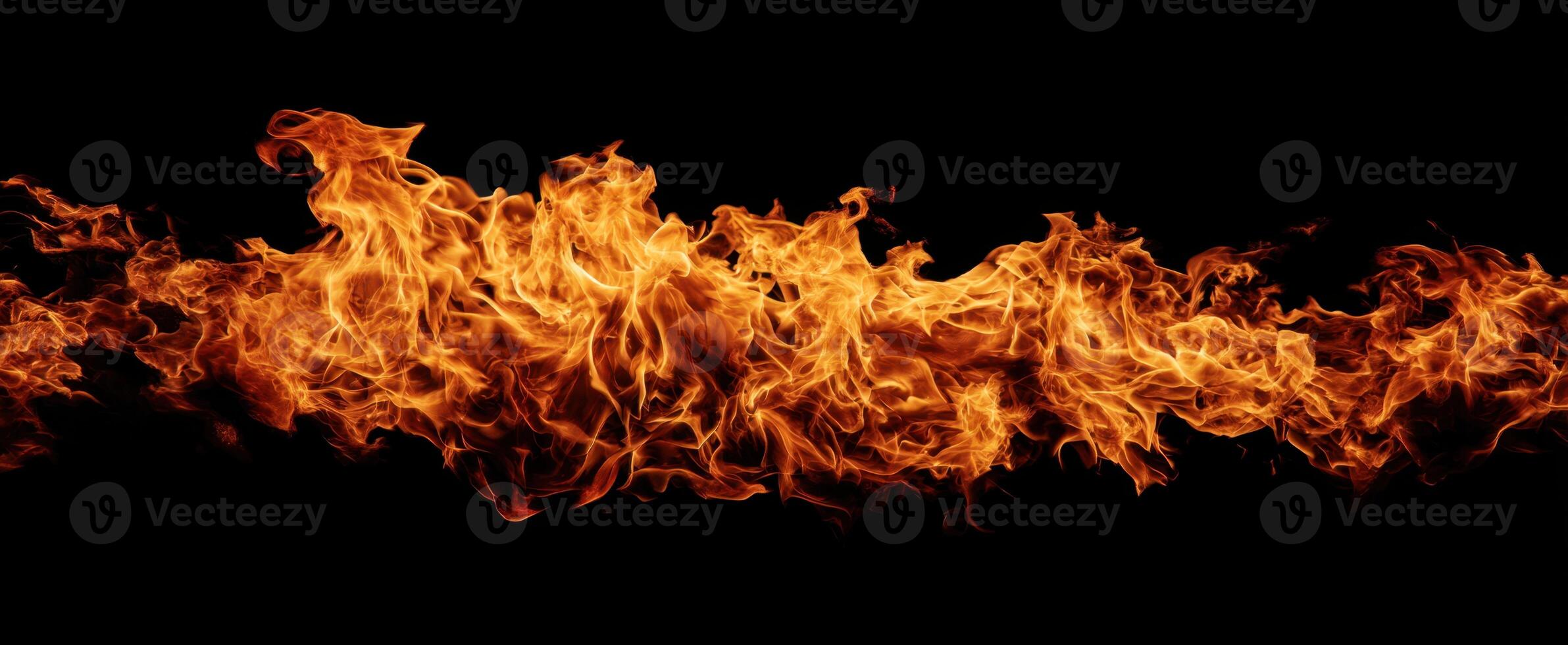 The mesmerizing flames dancing against a dark and dramatic background. photo