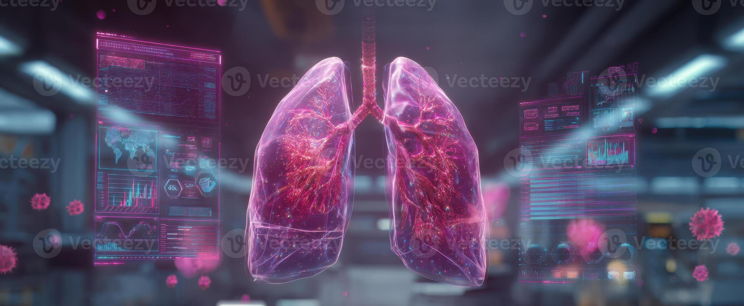 The Lungs as a Holographic Display of Medical Insights and Data photo