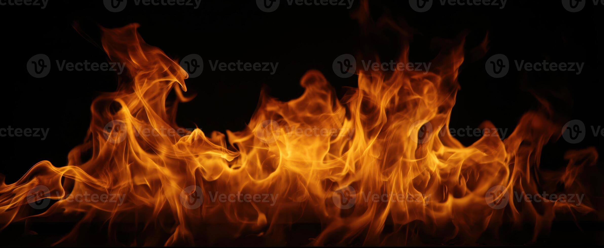 The mesmerizing dance of flames creating a captivating visual display. photo