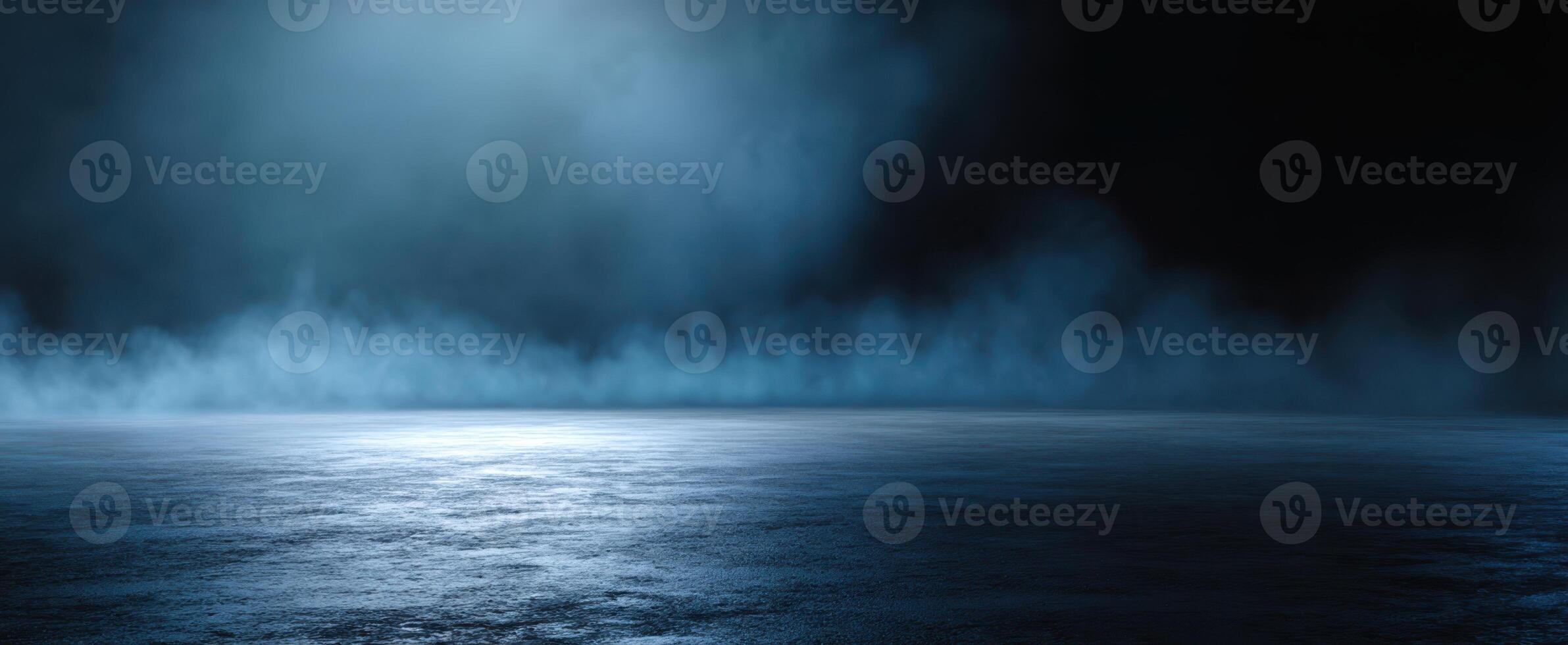The tranquil mist over a reflective surface creating a serene atmosphere. photo