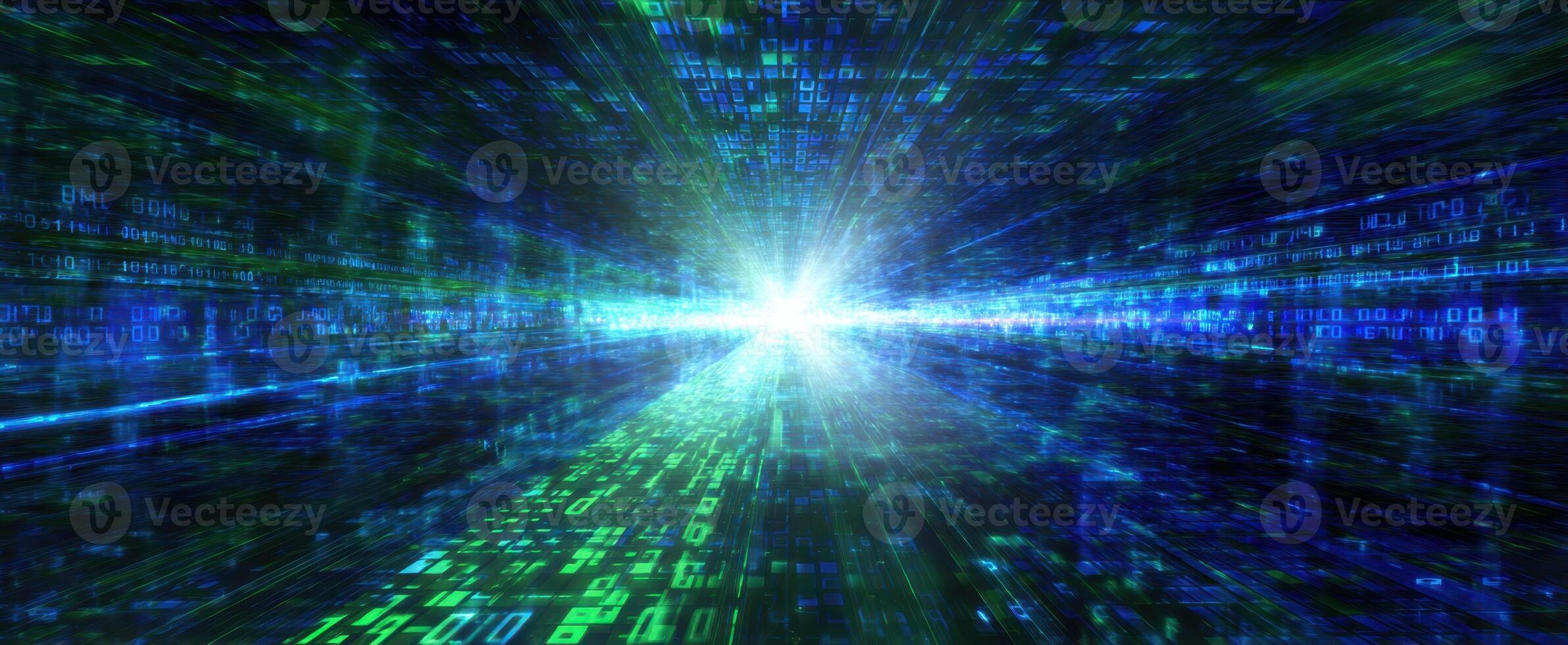 The Digital Flow Through a Vibrant Binary Universe photo