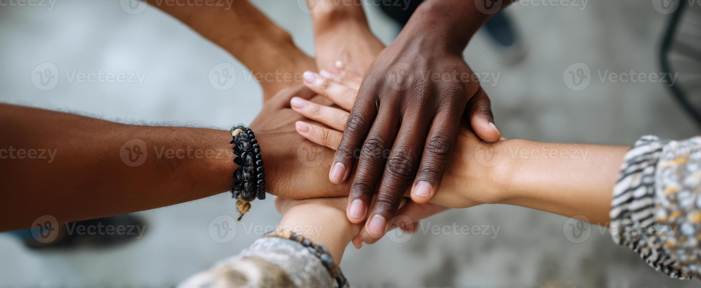 The Symbolic Gesture of Unity Among Diverse Hands photo