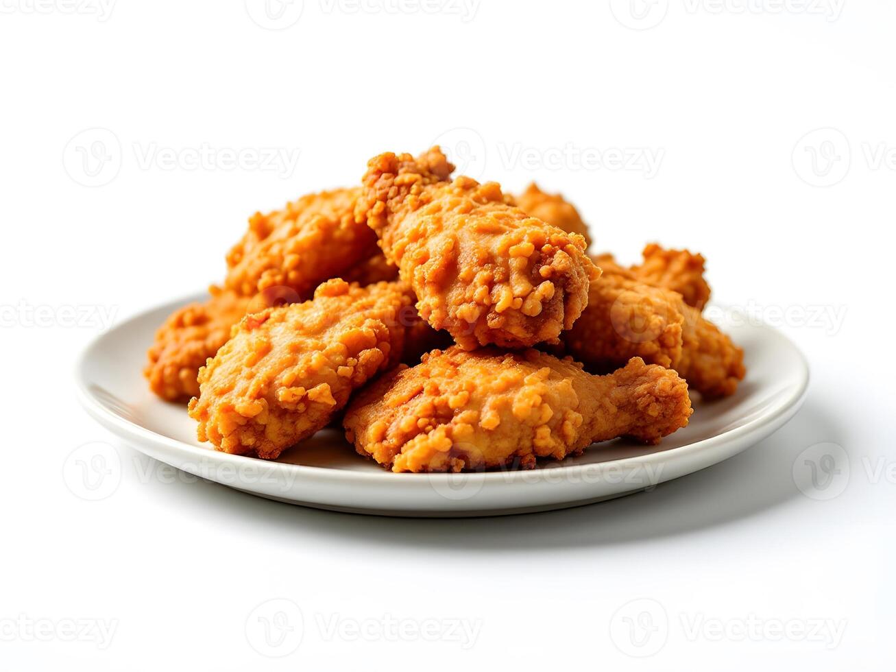 Crispy Fried Chicken Wings A Golden, Delicious Dish photo