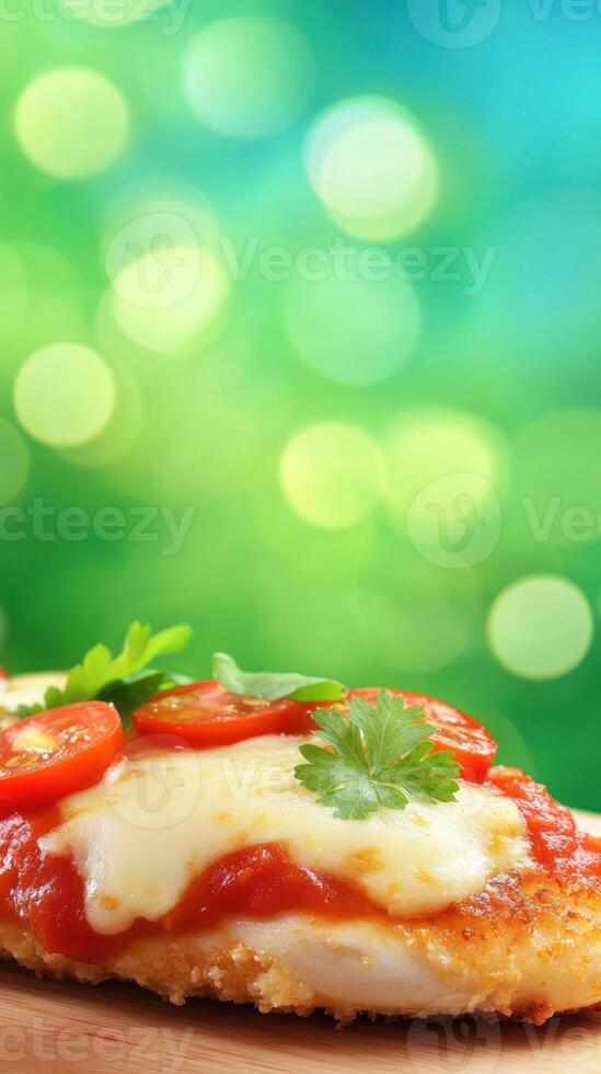 Food close-up, tomatoes and mozzarella. Ideal for culinary blogs and restaurant websites photo