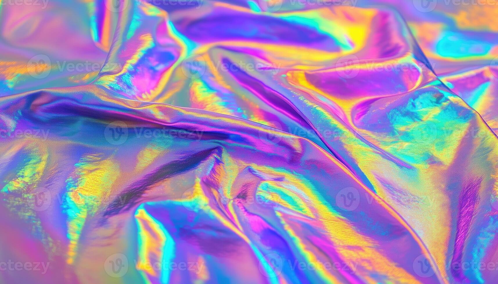 Vibrant Neon And Pastel Iridescent Marbled Holographic Art. Trippy, Distorted, Psychedelic Hippie Inspiration photo