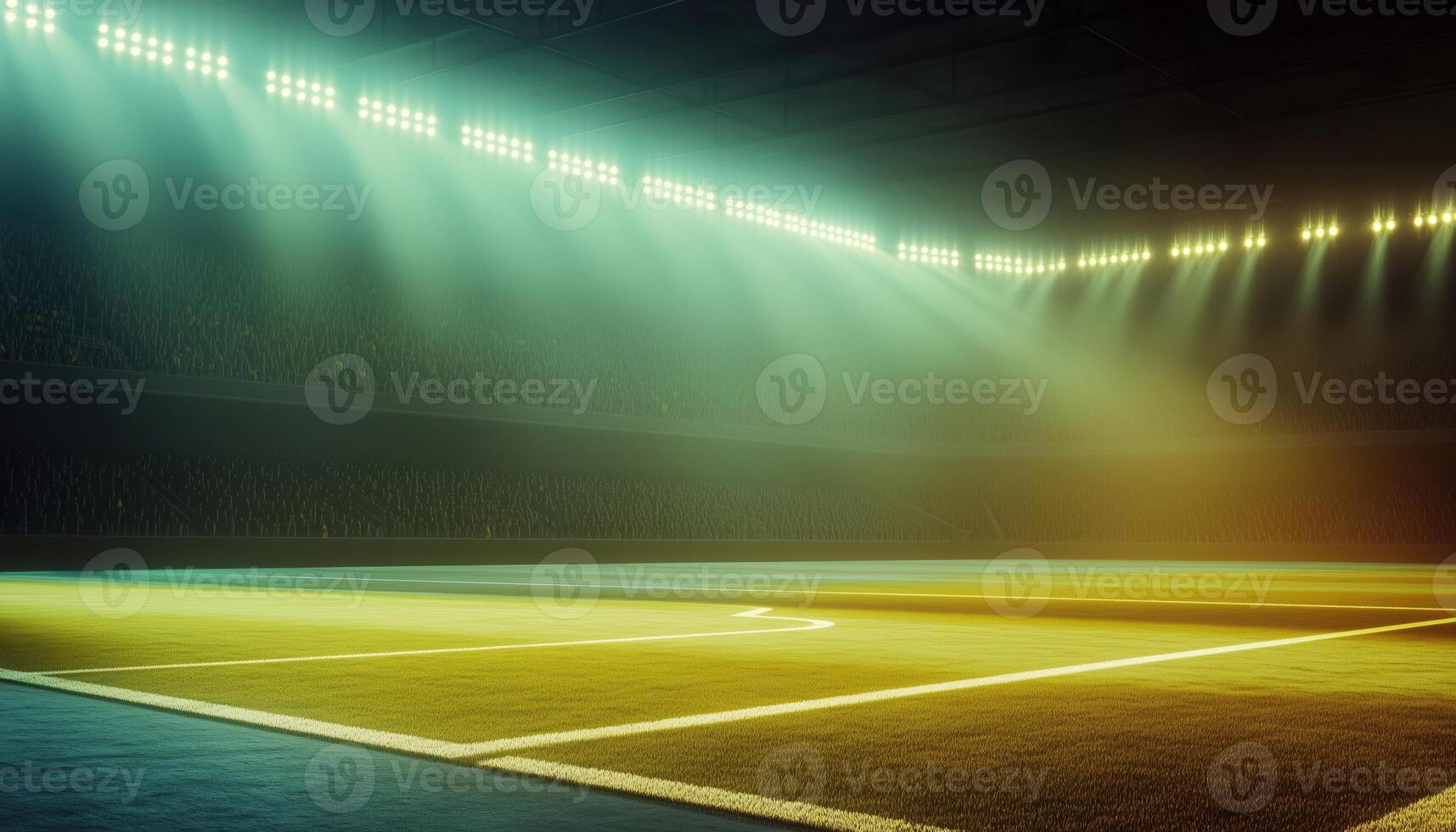 Majestic Evening Arena Filled With Enthusiastic Spectators Anticipating The Final Game Of An Intense Professional Sports Competition photo