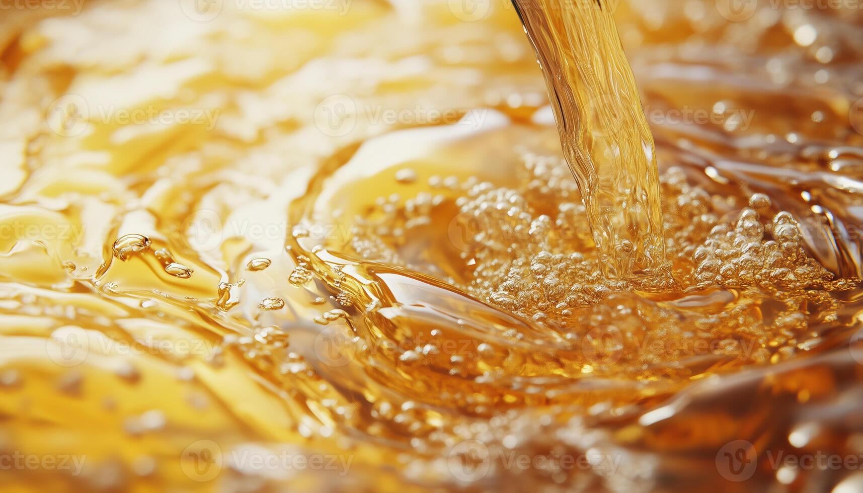 Close Up Shot Of Pouring Beer Into Glass, Highlighting Details. Abstract Representation Of Beverages In Action, Captured In Intricate Detail photo