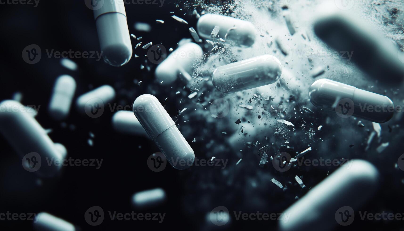 The Devastating Impact Of Prescription Painkiller Addiction. A Health Danger And Medical Crisis In The Opioid Epidemic photo