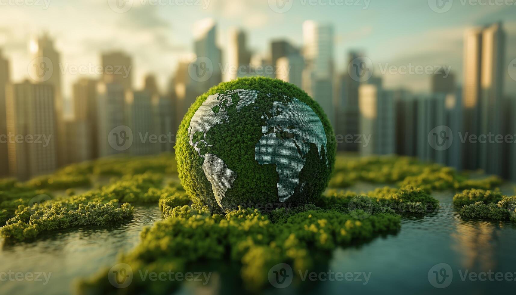 Green Business Esg Management Tool For A Sustainable Future. A Model Approach To Addressing Bio Carbon Waste And Improving City Life With Economic Benefits. photo