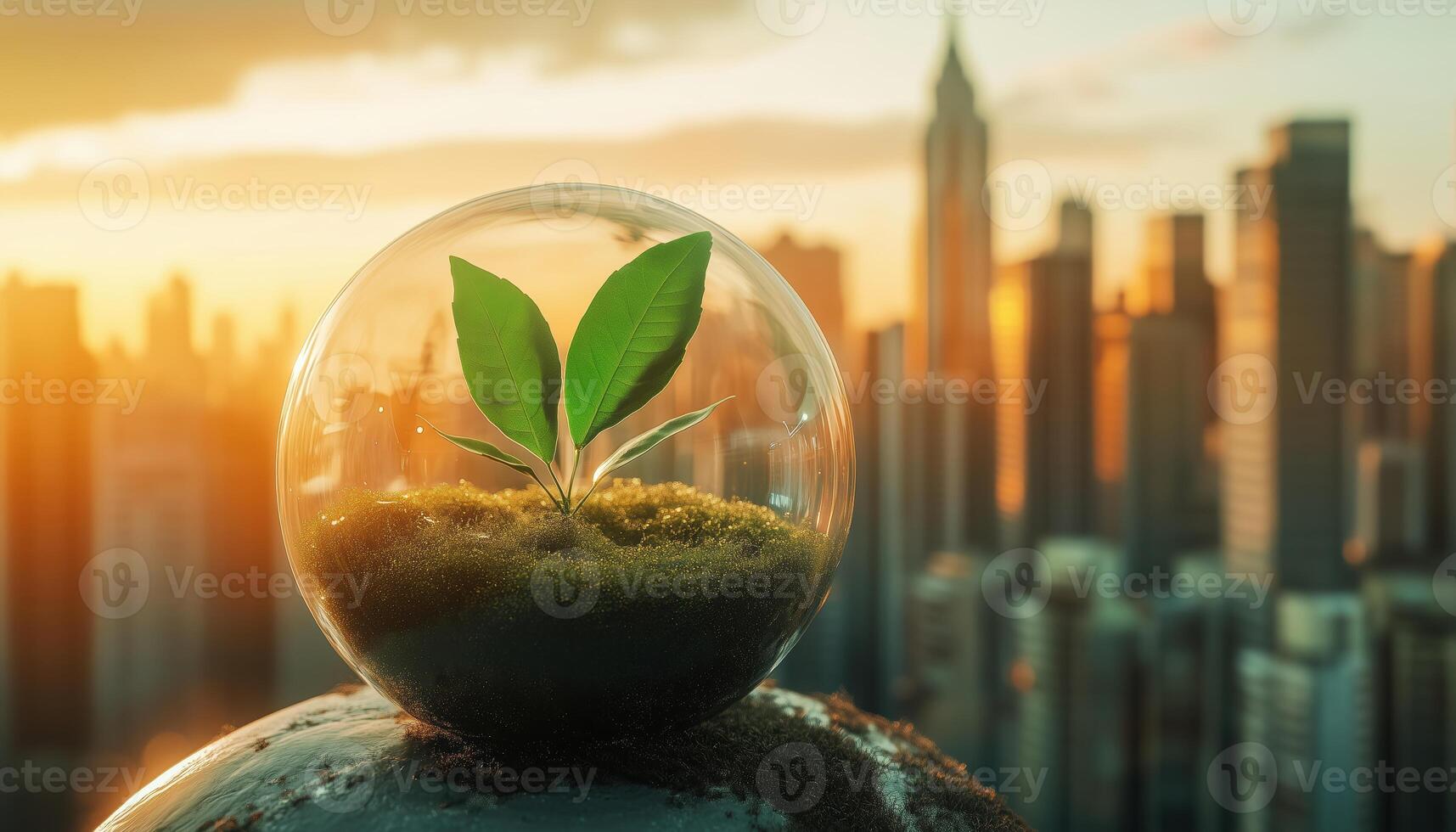 Innovative Green Business Esg Management Tool For Sustainable Future. Implementing Model Case Study To Address Bio Carbon Waste Cycle Data photo