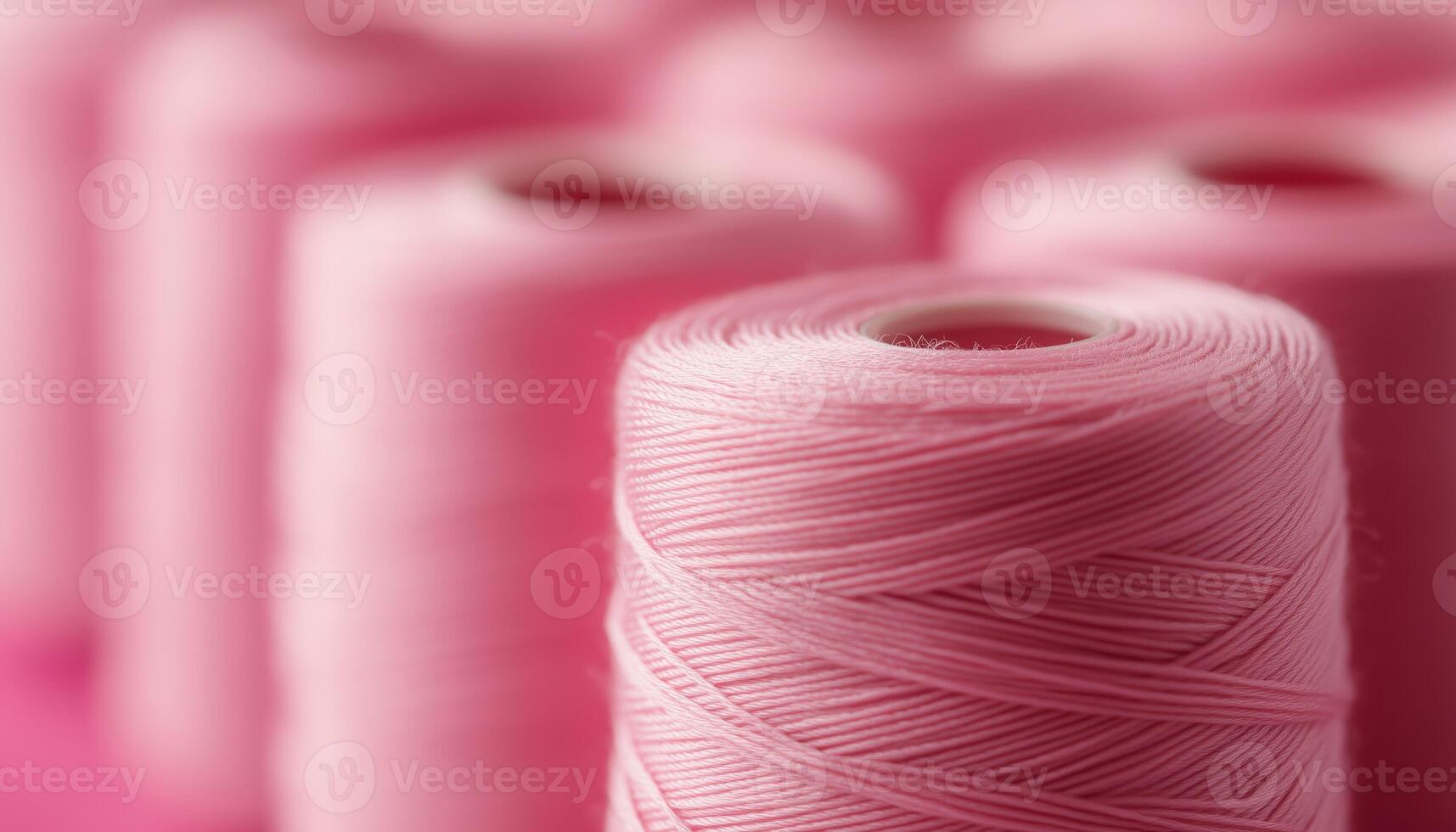 Pink Tone Sewing Threads For Creating Beautiful And Vibrant Projects. Ideal For Adding A Pop Of Color To Your Sewing Creations photo