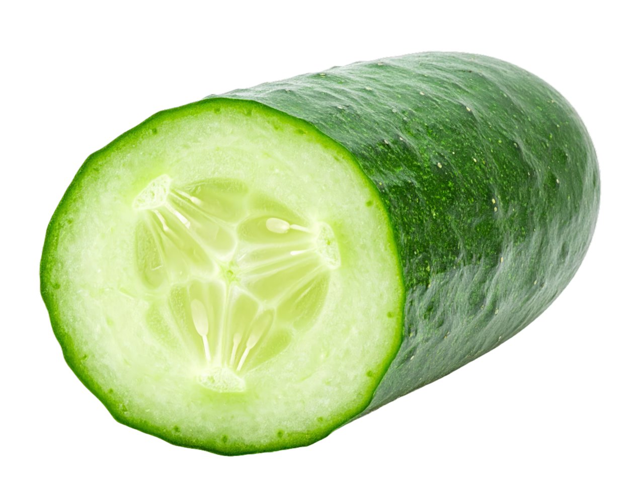 a cut of cucumber png