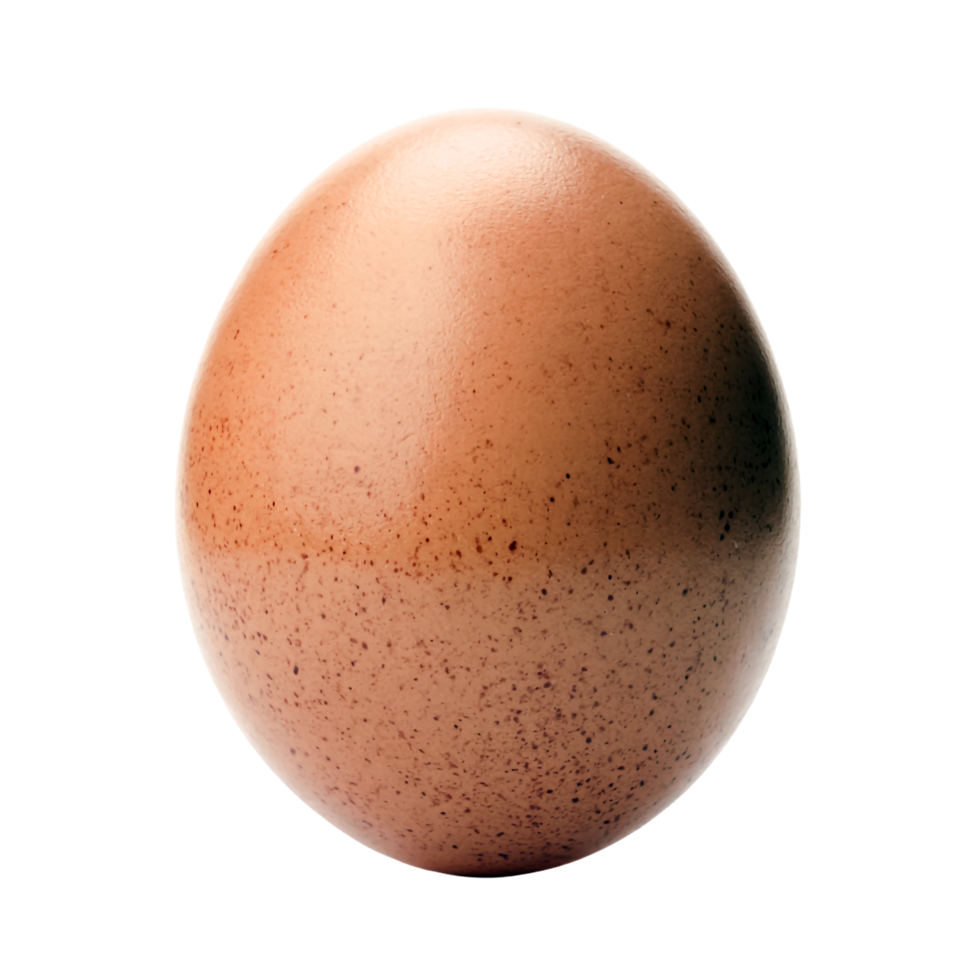 Mottled Brown Egg Isolated on Transparent Background Protein Source, Healthy Eating png