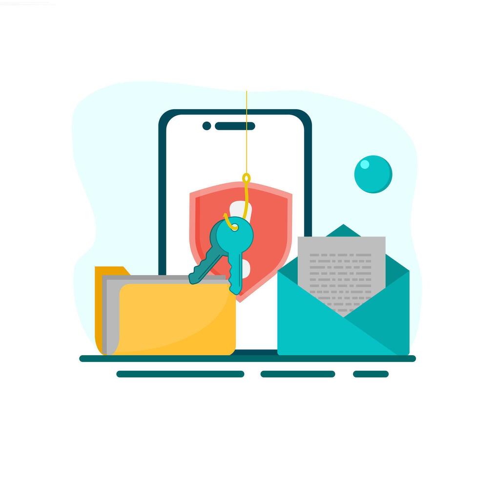 proteger personal datos desde piratas informáticos datos seguridad concepto. vector