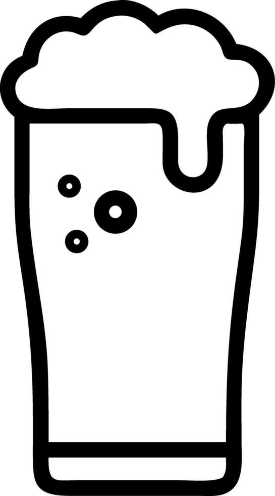 Beer glass clipart vector