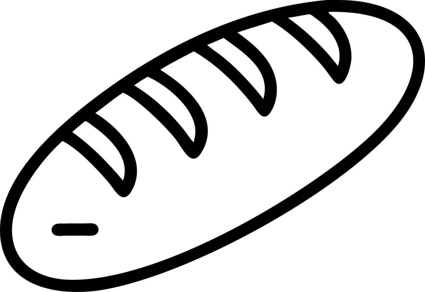 Bread icon illustration vector