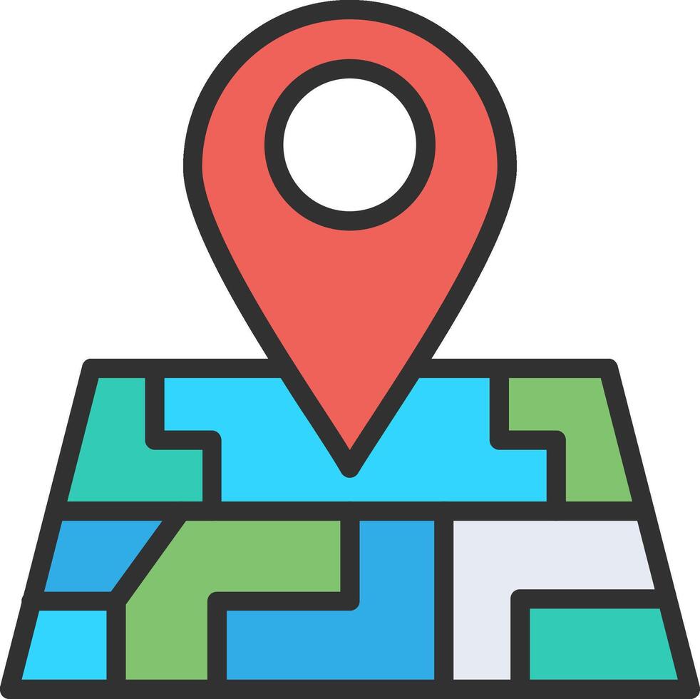 Map High Detail Shape vector