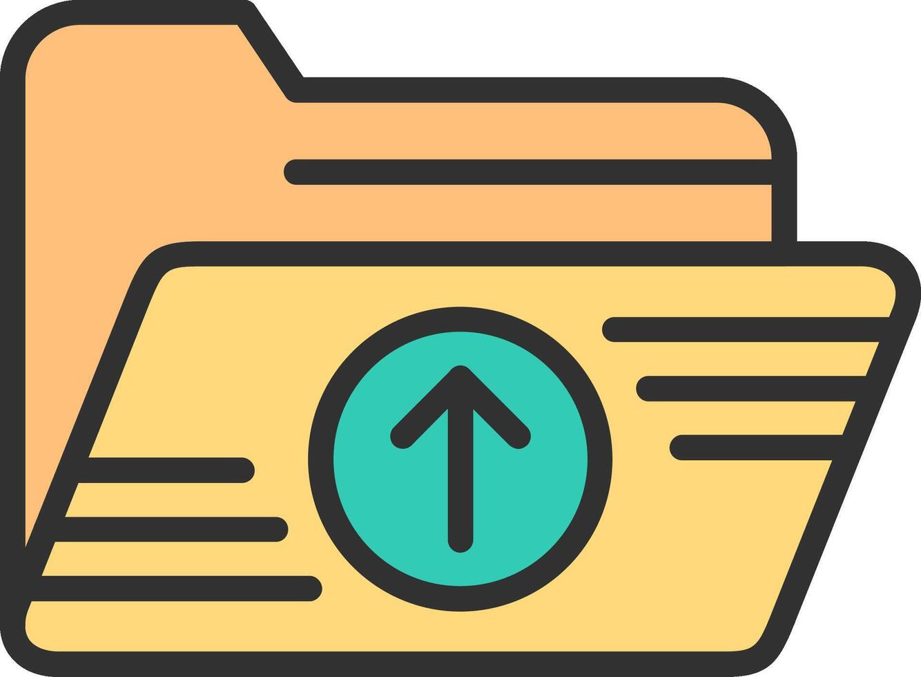 Upload Simplified Line Mark vector