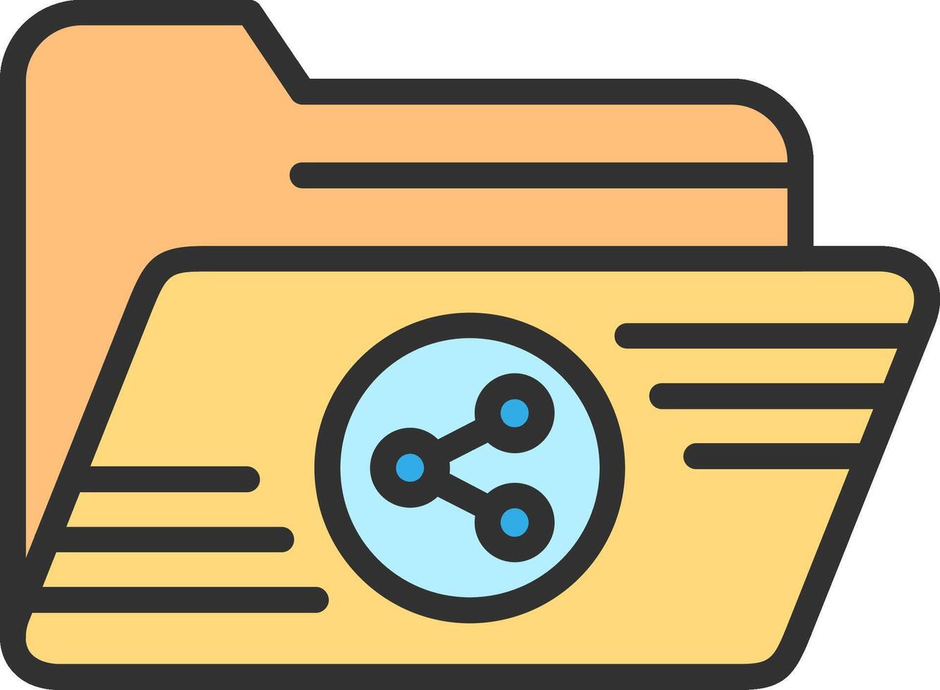 Share 3D Interface Shape vector