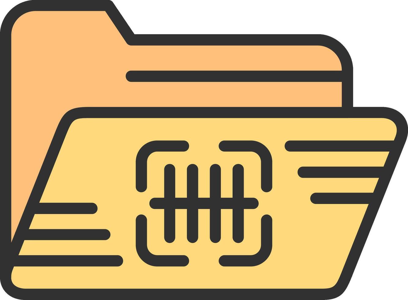 Scan Minimal Design Badge vector