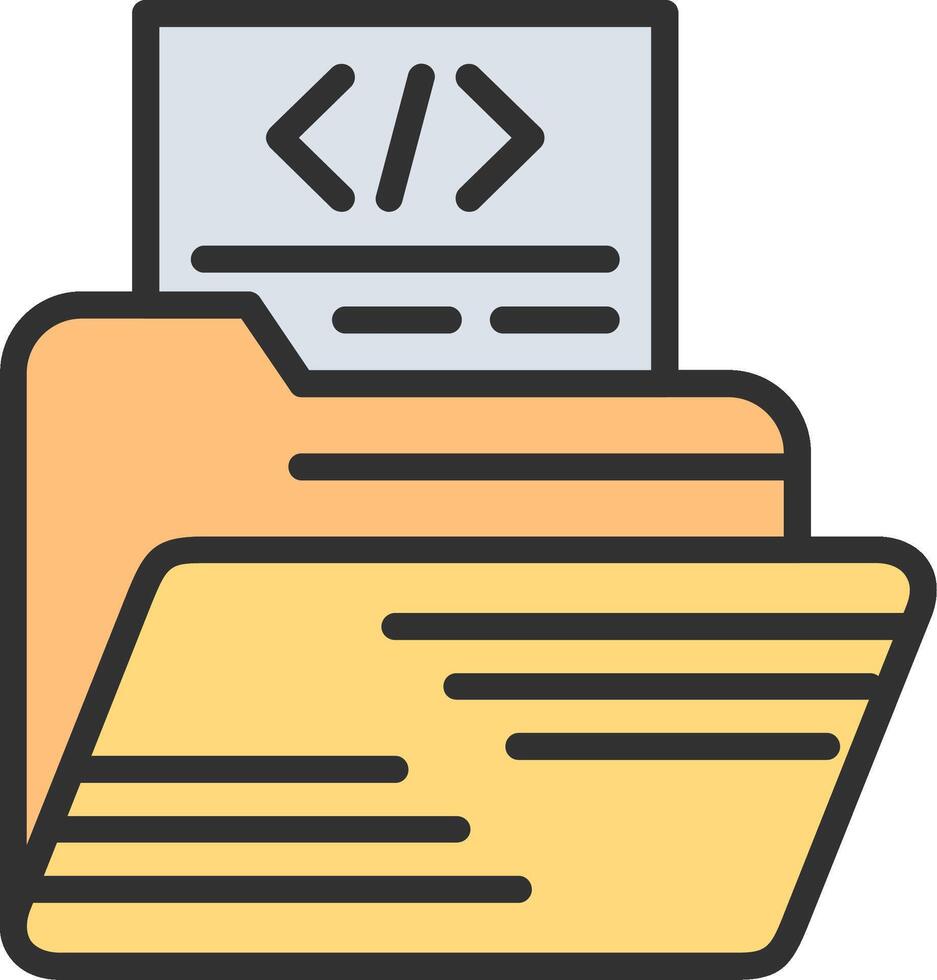 Coding Stylish UX Piece vector