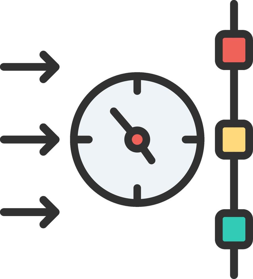 Timeline High Detail Shape vector