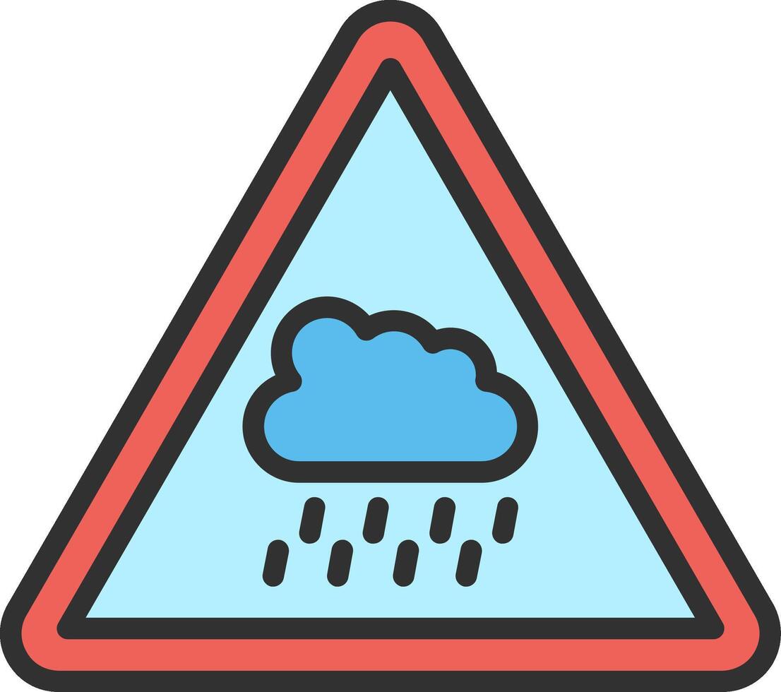 Rain 3D Interface Shape vector
