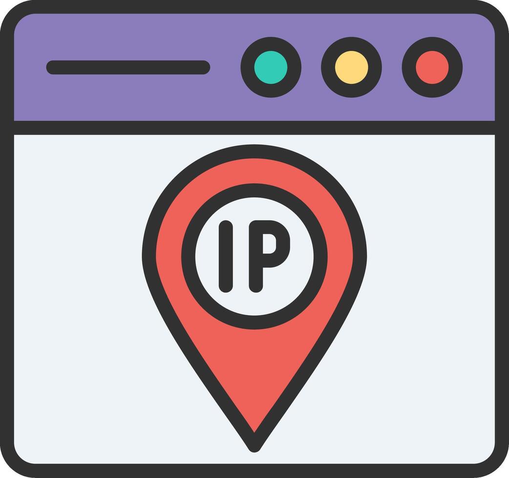 Ip Address User Interface Mark vector