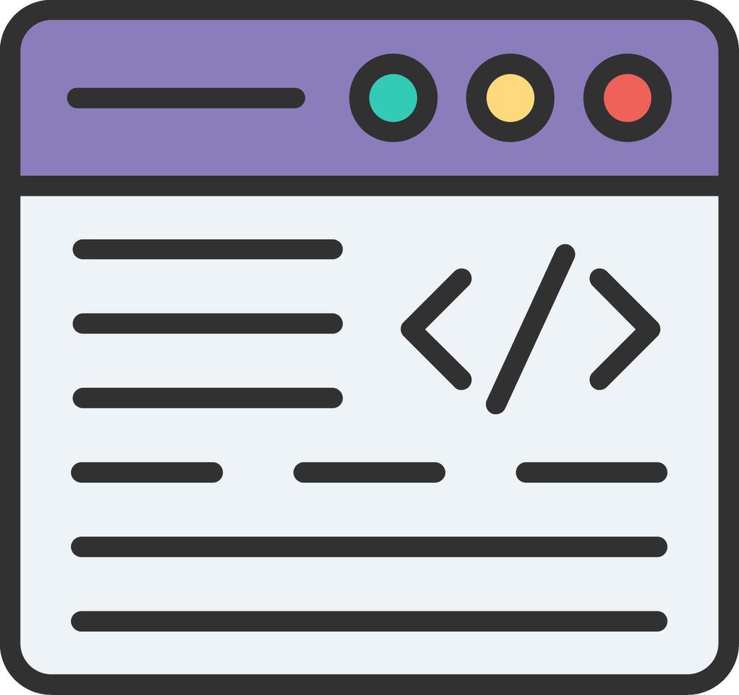 Coding Subtle UI Graphic vector