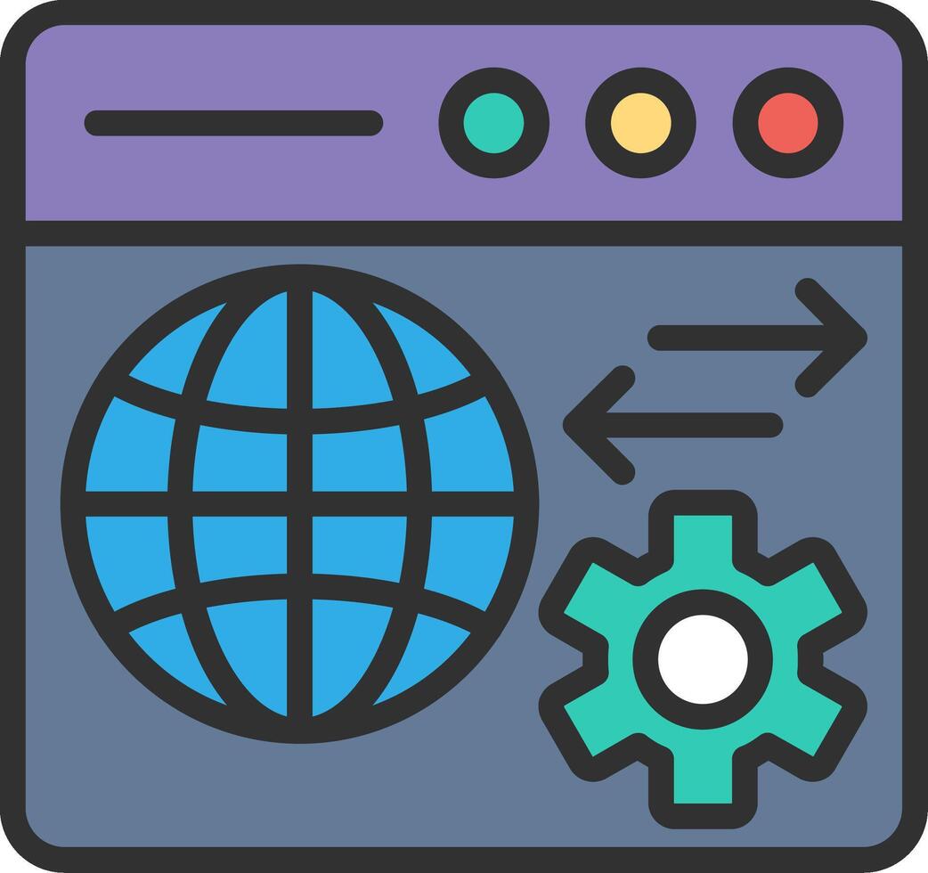 navegador mínimo gráfico visual vector