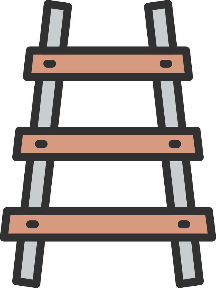 Railroad Futuristic App Badge vector